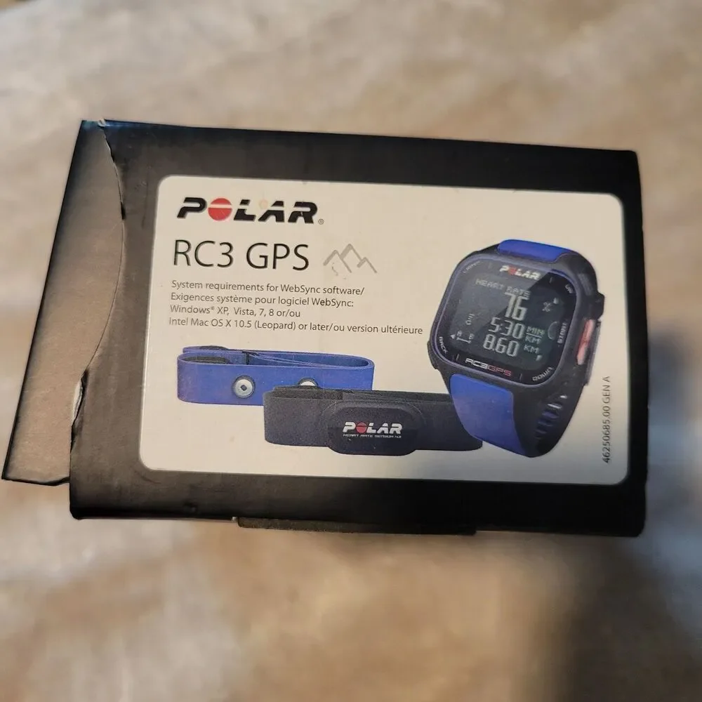 Polar RC3 GPS Running Watch Heart Rate Compatible Sport Fitness Watch